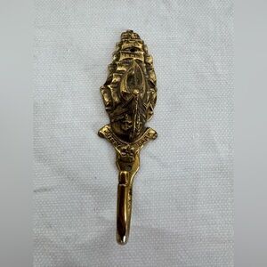 Vintage Brass Cutty Sark Ship Wall Hook